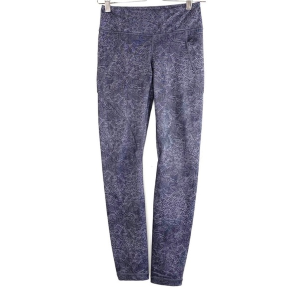 Patagonia Centered Tights Leggings Printed in Purple Gray - Picture 2 of 9